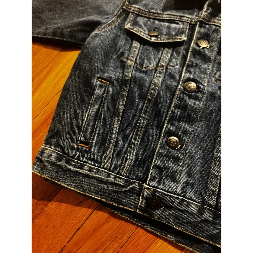 Vintage Hard Rock Cafe Denim Jacket Save The Planet Foxwoods Casino Youth S NWT